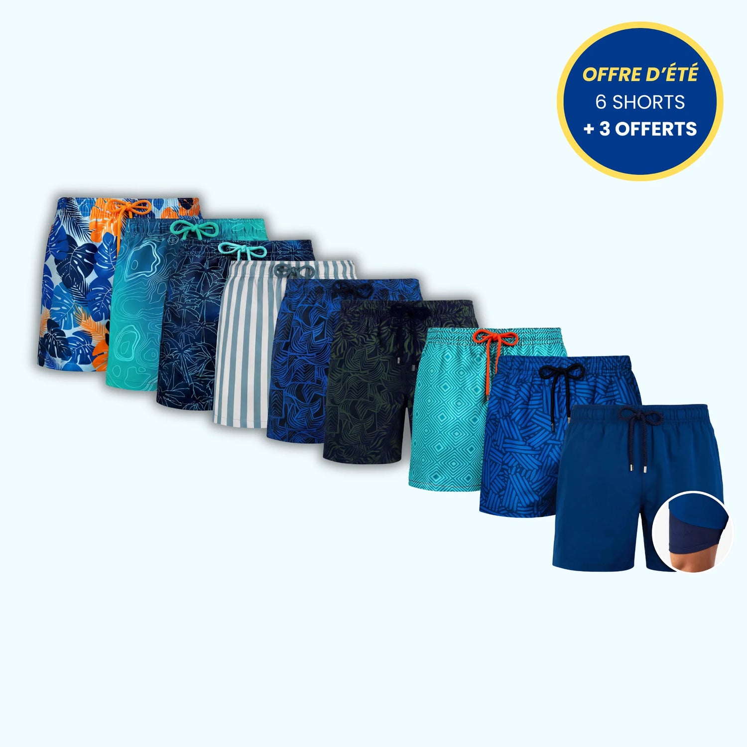 SUPER PACK VACANCES : 6 SHORTS + 3 OFFERTS